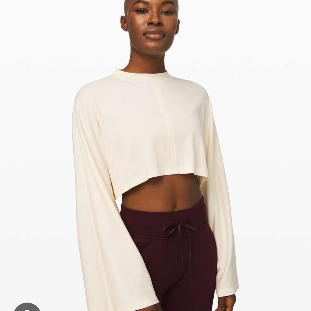 Lululemon Athletica Cream Women's Crop Top